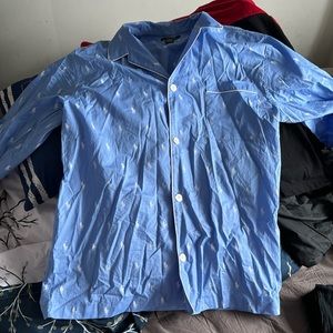 Polo Pyjama button up shirt